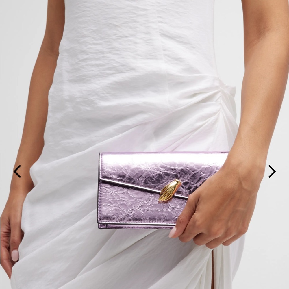 Alexis Bittar In My Dreams Metallic Leather Crossbody Bag